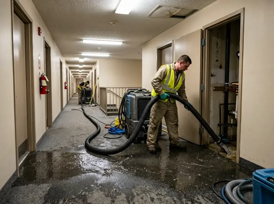 multi-unit-apartment-hallway-f-005 — frequently asked questions, Emergency Burst Pipe Water Extraction & Removal in Adelanto…